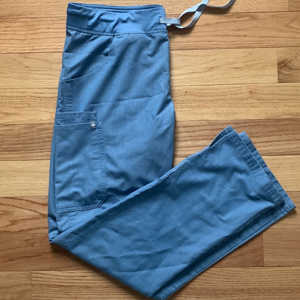 FIGS Heather Indigo Kade Scrub Pants M/T